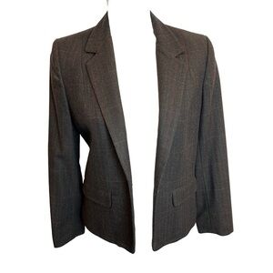 Vintage Wool Plaid‎ Gray Blazer by David Brooks 12